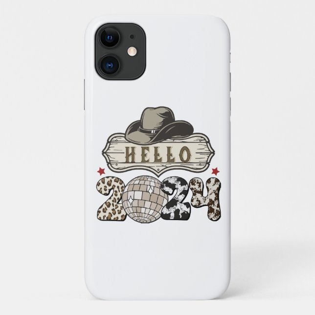Funda De Case-Mate Para iPhone Hola 2024 Western (Reverso)