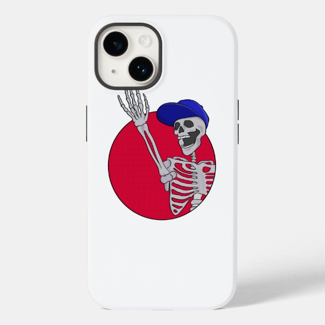 Funda De Case-Mate Para iPhone Hola amigos Guay y Funny Skeleton (Reverso )