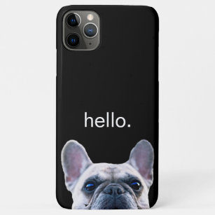 Funda Para iPhone 11 Pro Max Hola de moda moderno divertido lindo del bulldog