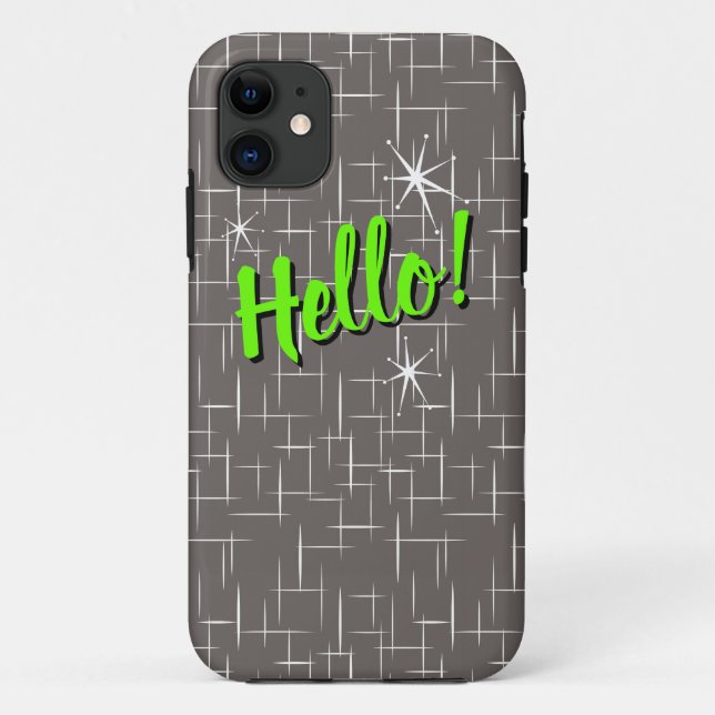 Funda De Case-Mate Para iPhone ¡Hola! Estuche para iPhone funda-Mate (Reverso)