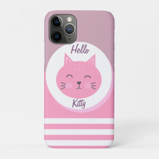 Funda Para iPhone 11 Pro Hola Kitty iPhone 11 Pro Funda Color blanco y rosa