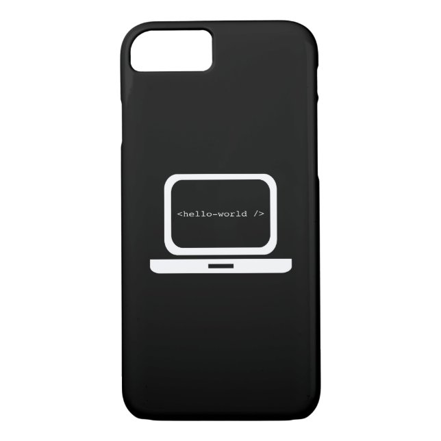 Funda De Case-Mate Para iPhone Hola mundo (Reverso)