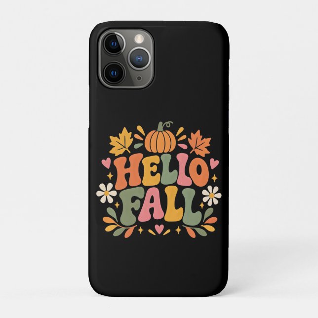 Funda De Case-Mate Para iPhone Hola Otoño (Reverso)