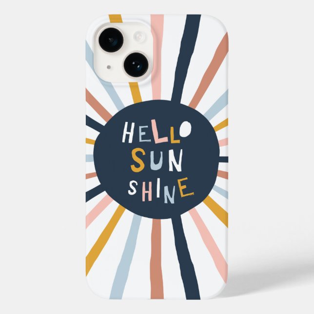 Funda De Case-Mate Para iPhone Hola Sunshine (Reverso )