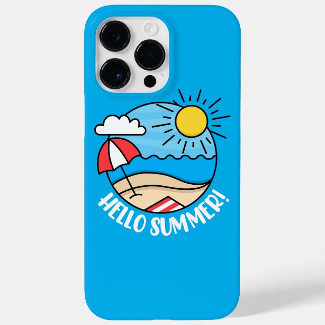 Funda De Case-Mate Para iPhone Hola, verano 2 (Reverso)