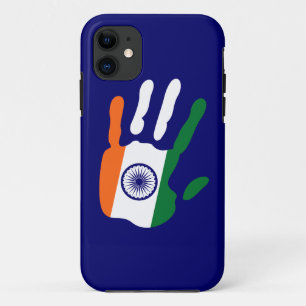 title_seo2 holiES - India Flag Hand + tu color de fondo
