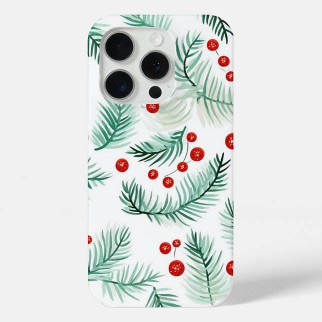 Funda De Case-Mate Para iPhone Holly Berries (Reverso )