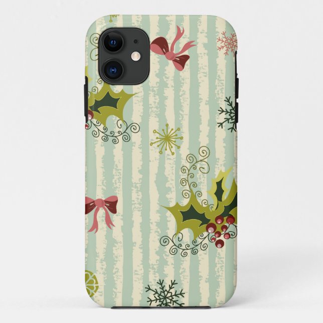 Funda De Case-Mate Para iPhone Holly y Bows (Reverso)