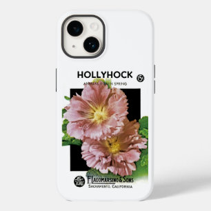 Funda Para iPhone 14 De Case-Mate Hollyhock Vintage Seed Packet Funda-Mate iPhone Ca