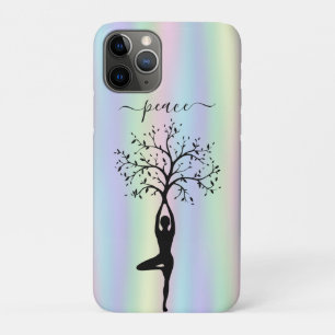 Funda Para iPhone 11 Pro Holografía moderna, yoga de la paz