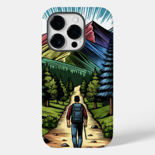 Funda Para iPhone 14 Pro De Case-Mate Hombre caminando por senderos