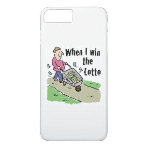 title_seo2 Hombre de diseño ganador de la lotería con carreti