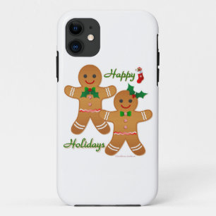Funda Para iPhone 11 Hombre de jengibre de vacaciones felices Niño Niña