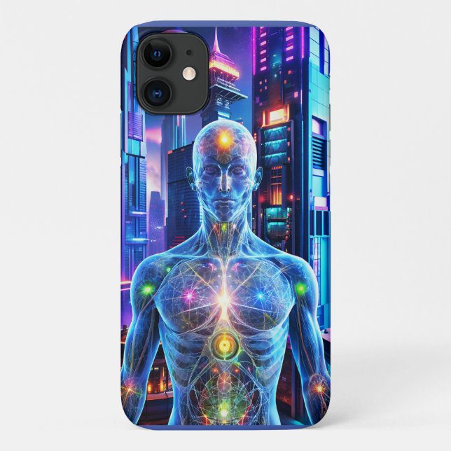 Funda De Case-Mate Para iPhone Hombre del Futuro (Reverso)