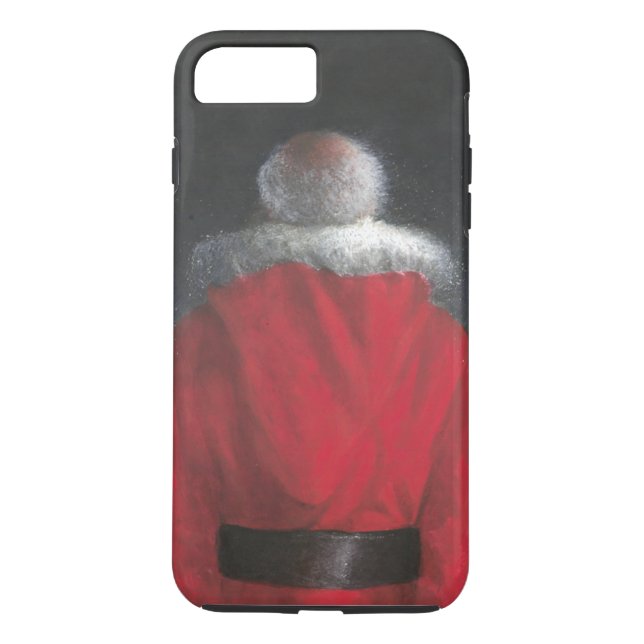 Funda De Case-Mate Para iPhone Hombre en capa roja (Reverso)