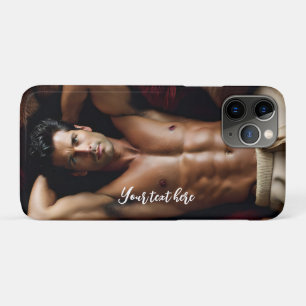 Funda Para iPhone 11 Pro Hombre en una alfombra de piel de oso