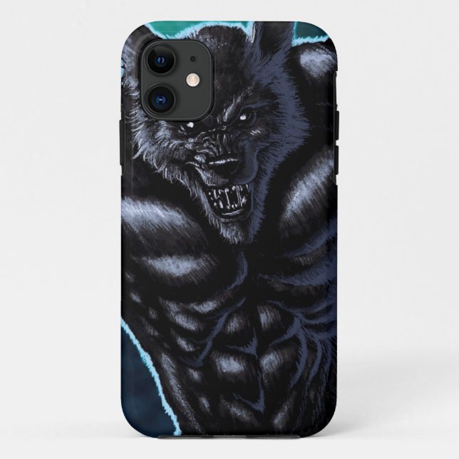 Funda De Case-Mate Para iPhone hombre lobo (Reverso)