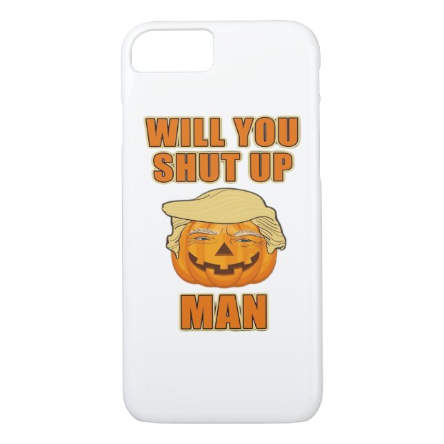 Funda De Case-Mate Para iPhone Hombre, Trumpkin Halloween (Reverso)