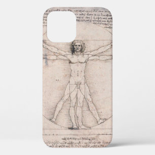 Funda Para iPhone 12 Hombre vitruviano, hombre vitruviano, Leonardo da 