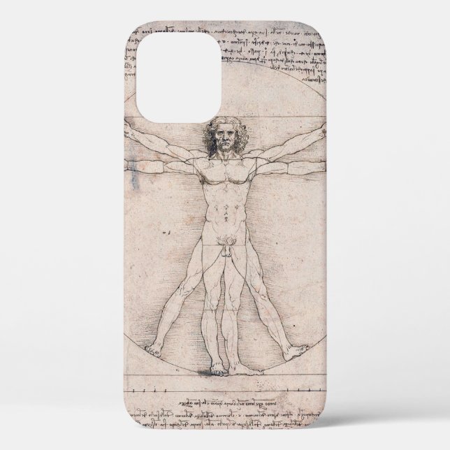 Funda De Case-Mate Para iPhone Hombre vitruviano, hombre vitruviano, Leonardo da  (Reverso )