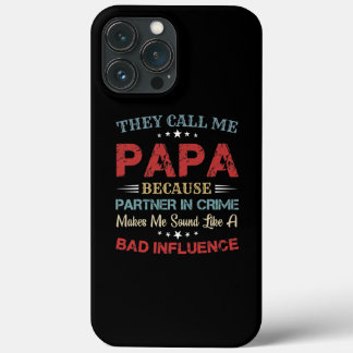 Funda Para iPhone 13 Pro Max Hombres A Los Que Llaman Abuelo Asociado En El Cri