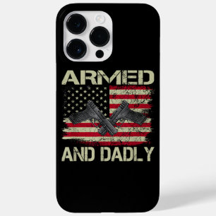 Funda Para iPhone 14 Pro Max De Case-Mate Hombres Armados Y Dadly Funny Padre Para El Padre