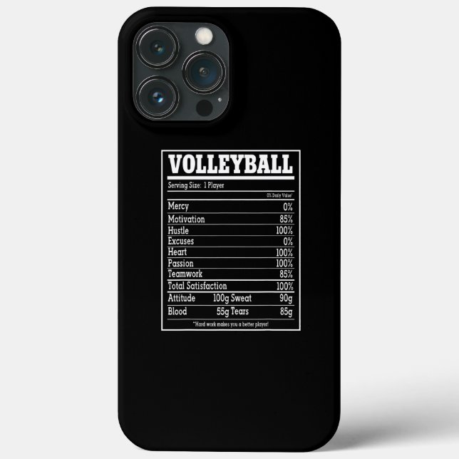 Funda De Case-Mate Para iPhone Hombres Jugadores De La Nutrición De Voleibol  (Reverso )