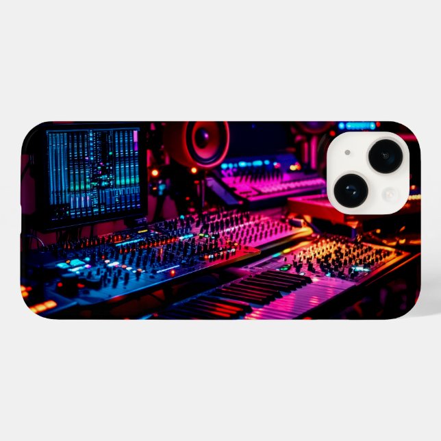 Funda De Case-Mate Para iPhone Home Music Studio (Reverso  (Horizontal))