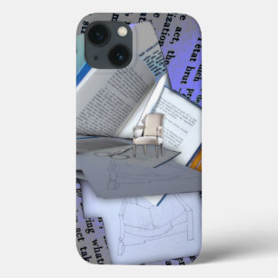 iPhone 13 Homenaje a Duchamp Dada Collage - Funda para iPhon