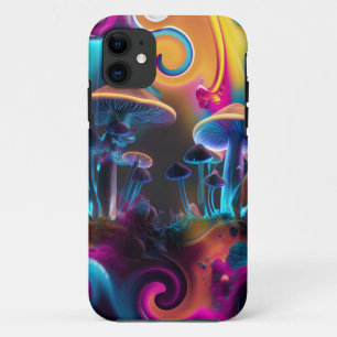 FUNDA PARA iPhone 11 HONGO ARTÍSTICO PSICODÉLICO ELEGANTE MODERNO