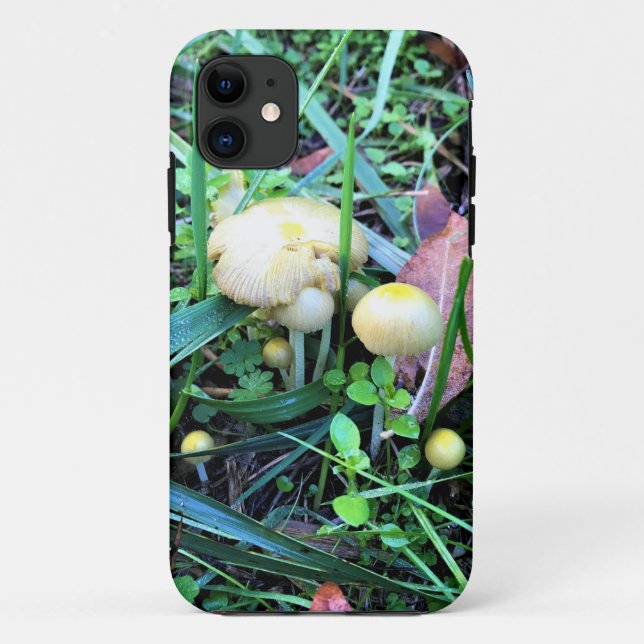 Funda De Case-Mate Para iPhone Hongos Amarillos Cutos, Oregón (Reverso)