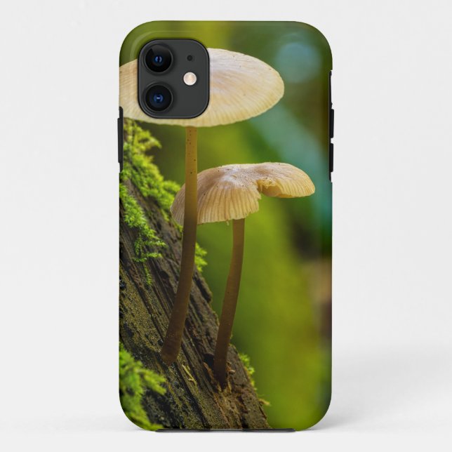 Funda De Case-Mate Para iPhone Hongos, hongos, musgos (Reverso)