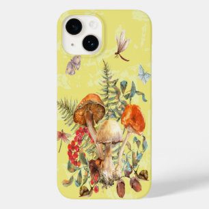 Funda Para iPhone 14 De Case-Mate Hongos, libélulas, polillas y caracoles
