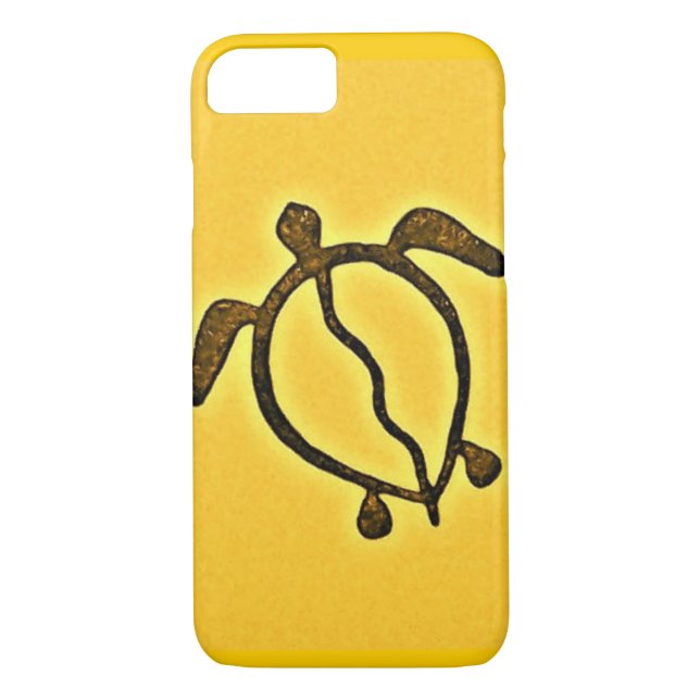 Funda De Case-Mate Para iPhone Honu de oro Hawaii (Reverso)