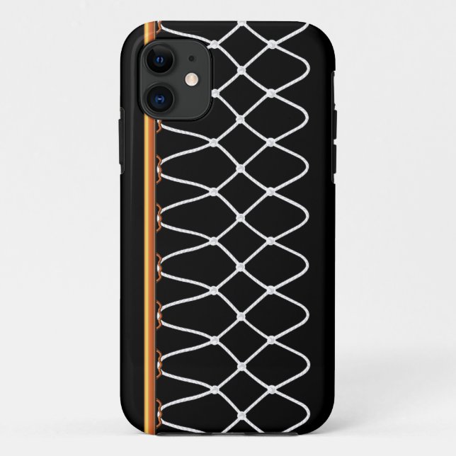 Funda De Case-Mate Para iPhone Hoop Net_classic de baloncesto (Reverso)