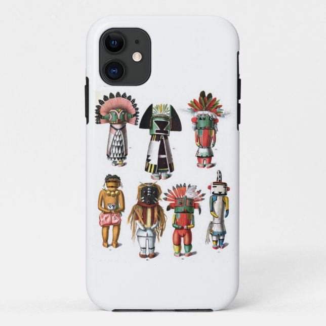 Funda De Case-Mate Para iPhone Hopi Kachinas, 1894 (Reverso)