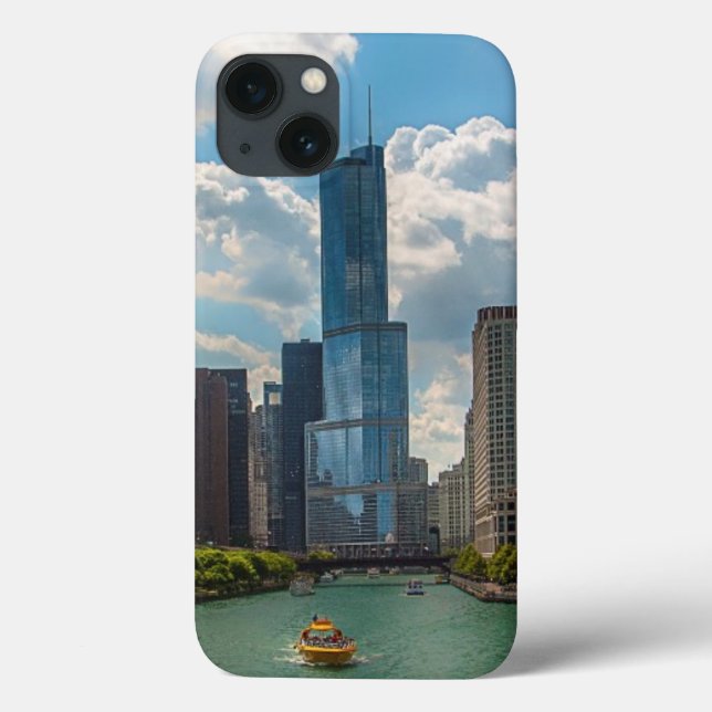 Funda De Case-Mate Para iPhone Horizonte Chicago (Reverso)