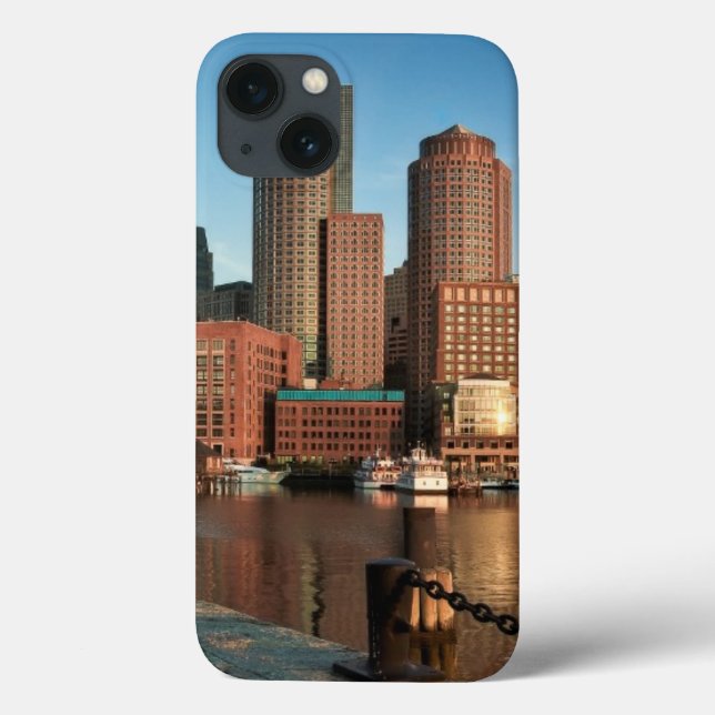 Funda De Case-Mate Para iPhone Horizonte de Boston (Reverso)