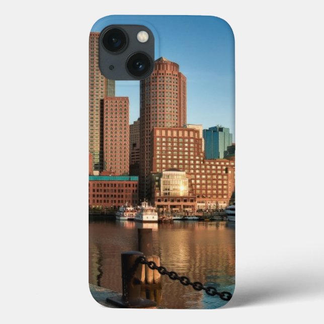 Funda De Case-Mate Para iPhone Horizonte de Boston (Reverso)