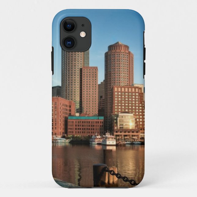Funda De Case-Mate Para iPhone Horizonte de Boston (Reverso)