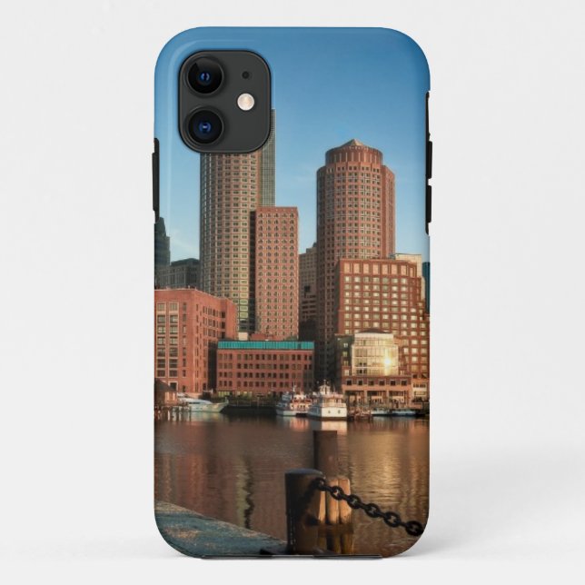 Funda De Case-Mate Para iPhone Horizonte de Boston (Reverso)
