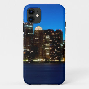 Funda Para iPhone 11 Horizonte de Boston con la luna