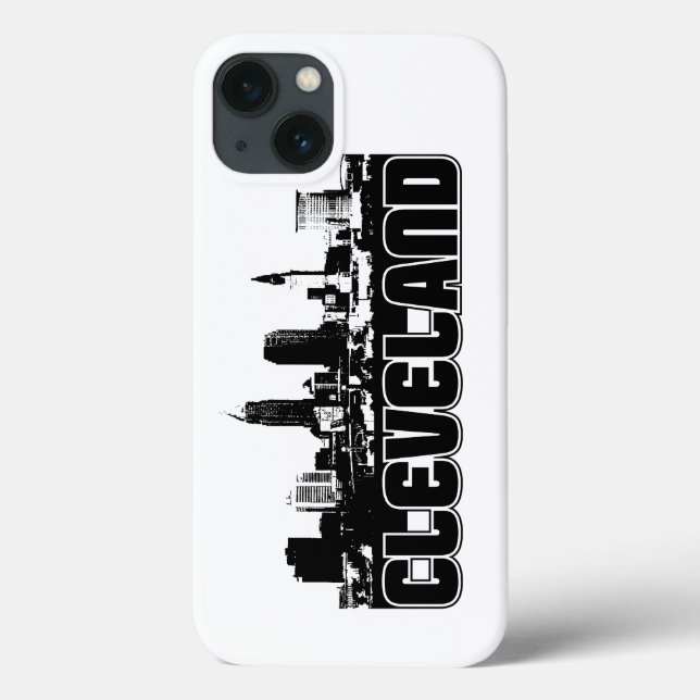 Funda De Case-Mate Para iPhone Horizonte de Cleveland (Reverso)