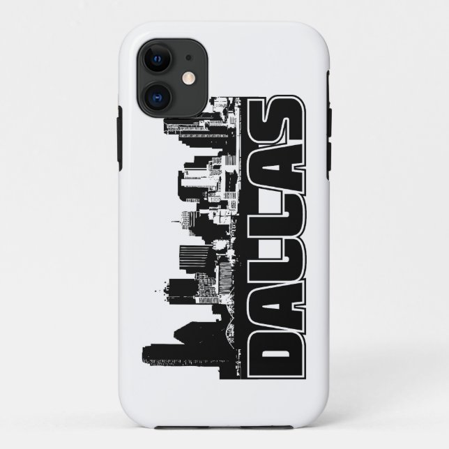 Funda De Case-Mate Para iPhone Horizonte de Dallas (Reverso)