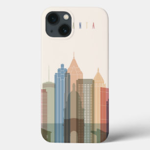 Funda Para iPhone 13 Horizonte de la ciudad de Atlanta, Georgia el  