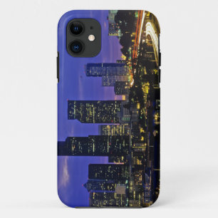 Funda Para iPhone 11 horizonte de Seattle, Washington de noche