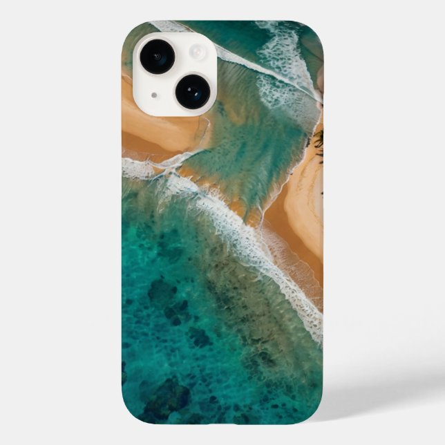 Funda De Case-Mate Para iPhone Horizonte oceánico (Reverso )