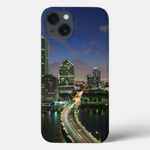 Funda Para iPhone 13 Horizonte urbano elevado de la ciudad