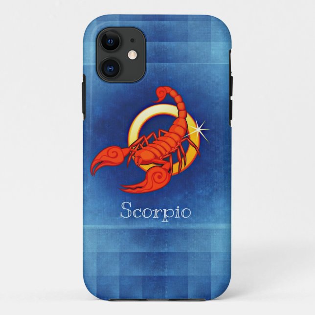 Funda De Case-Mate Para iPhone horoscopio escorpio (Reverso)