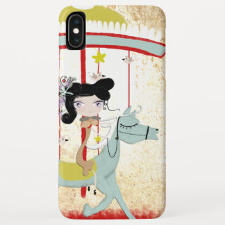 FUNDA PARA iPhone XS MAX HORSE CHICA CARROUSEL